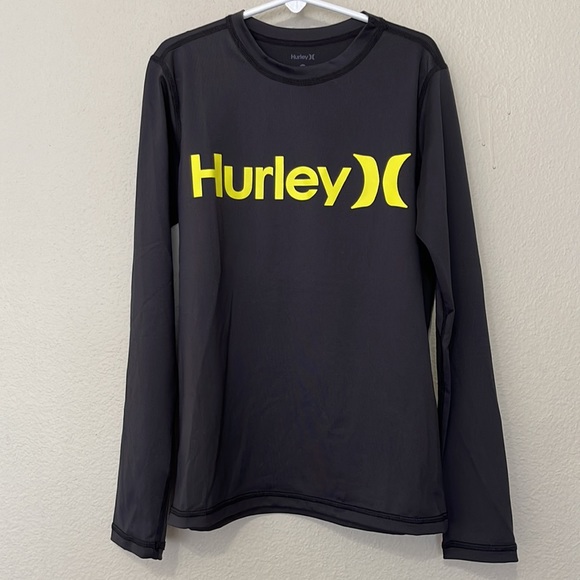 HURLEY BOYS RASH GUARD SURF SHIRT - Picture 2 of 5